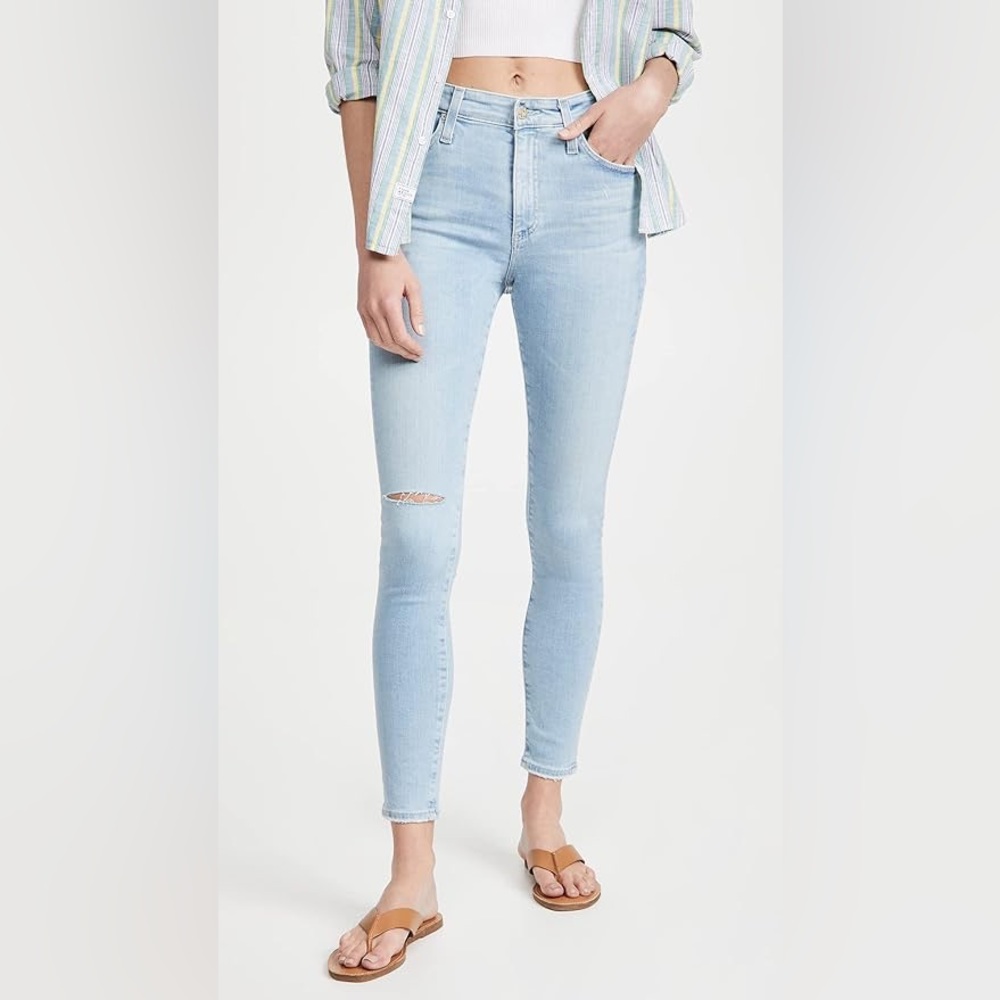 AG-ED Denim Adriano Goldschmied Farrah High Rise Skinny Ankle 27 Years Coexist